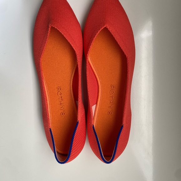 Rothy’s- The Point Flats, Tropical Punch Size 7 - Picture 2 of 6